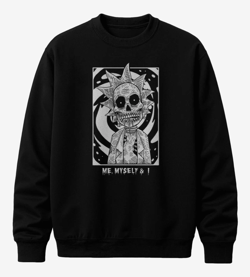 Poleron polo Negro de Rick my self