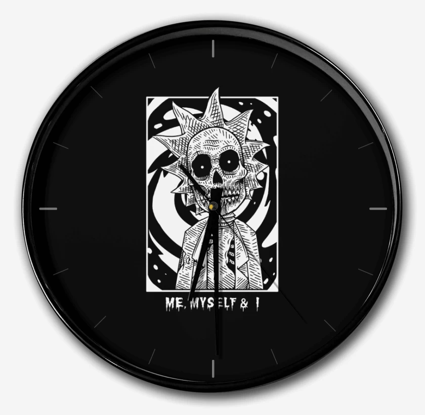 Reloj Negro de Rick my self