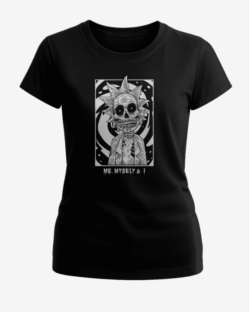 Polera de Mujer Negro de Rick my self