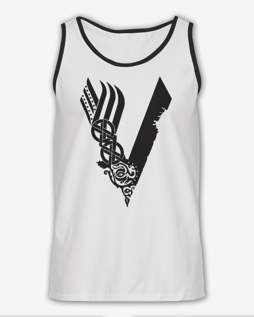 Sudadera Blanco de Vikings negro