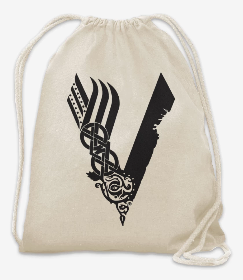 Mochila Blanco de Vikings negro