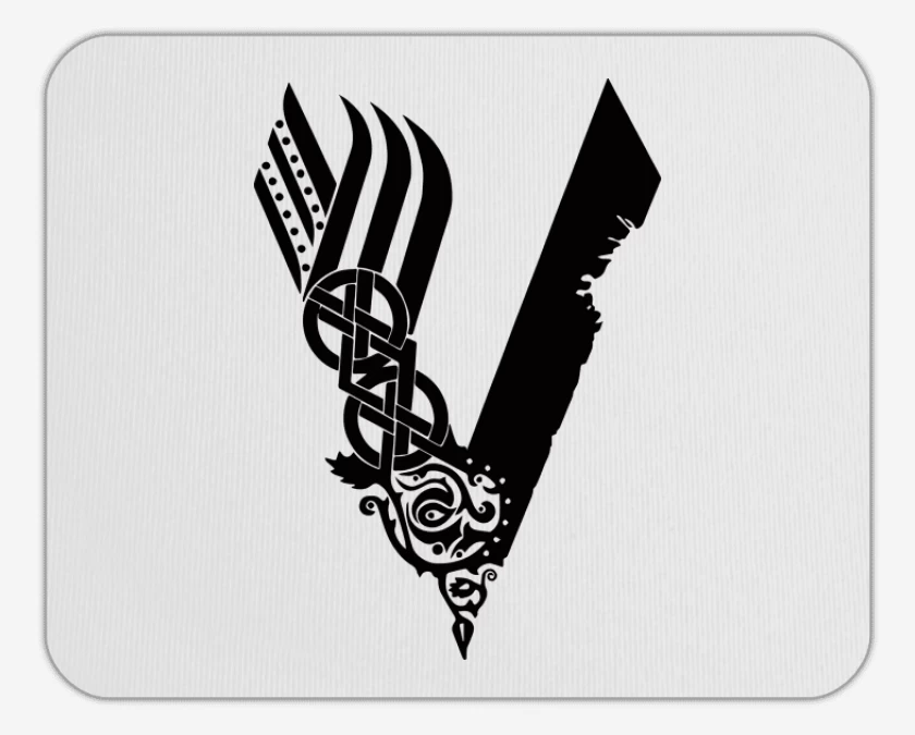Mousepad Vikings negro