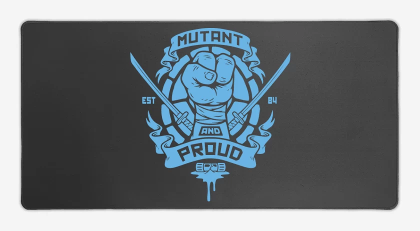 Mouse pad Gamer Tortugas Ninja - Mutant and Proud