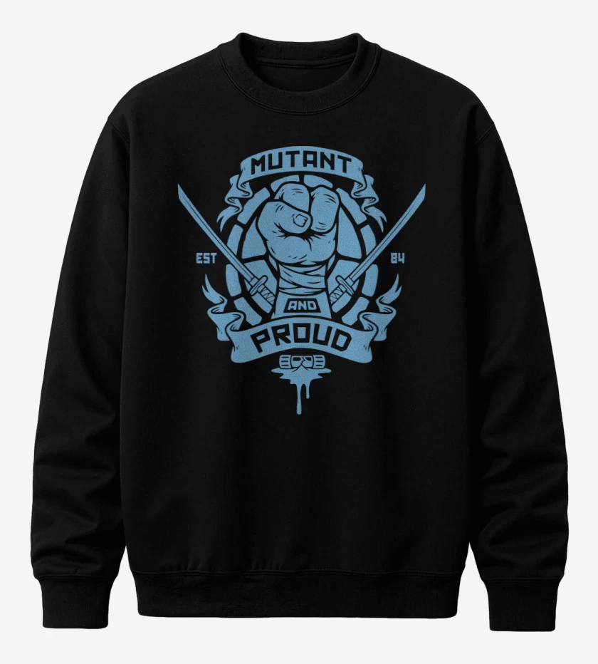 Poleron polo Tortugas Ninja - Mutant and Proud