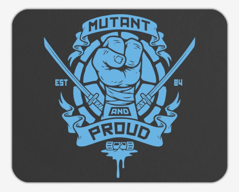 Mousepad Tortugas Ninja - Mutant and Proud
