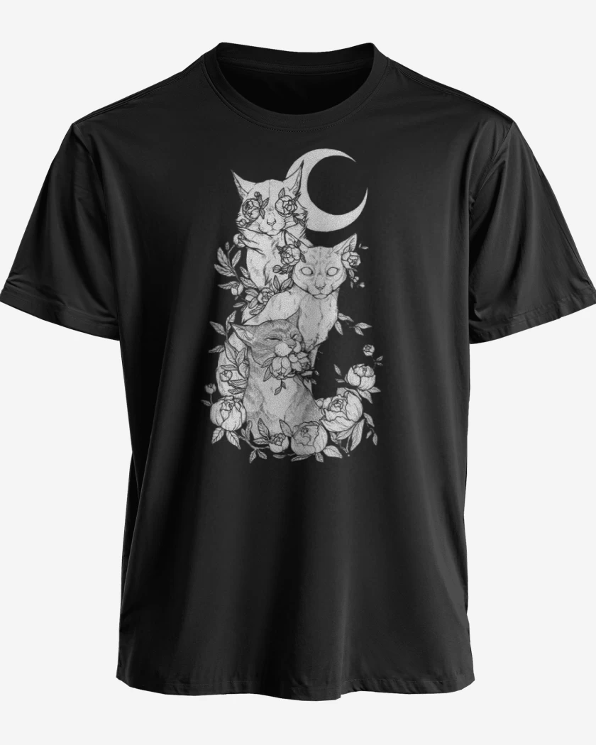Polera premium Negro de Gatos 2