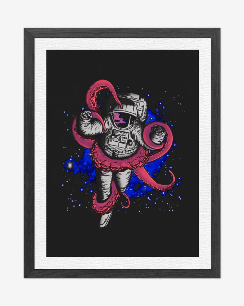 Cuadro decorativo Negro de Astronauta 13