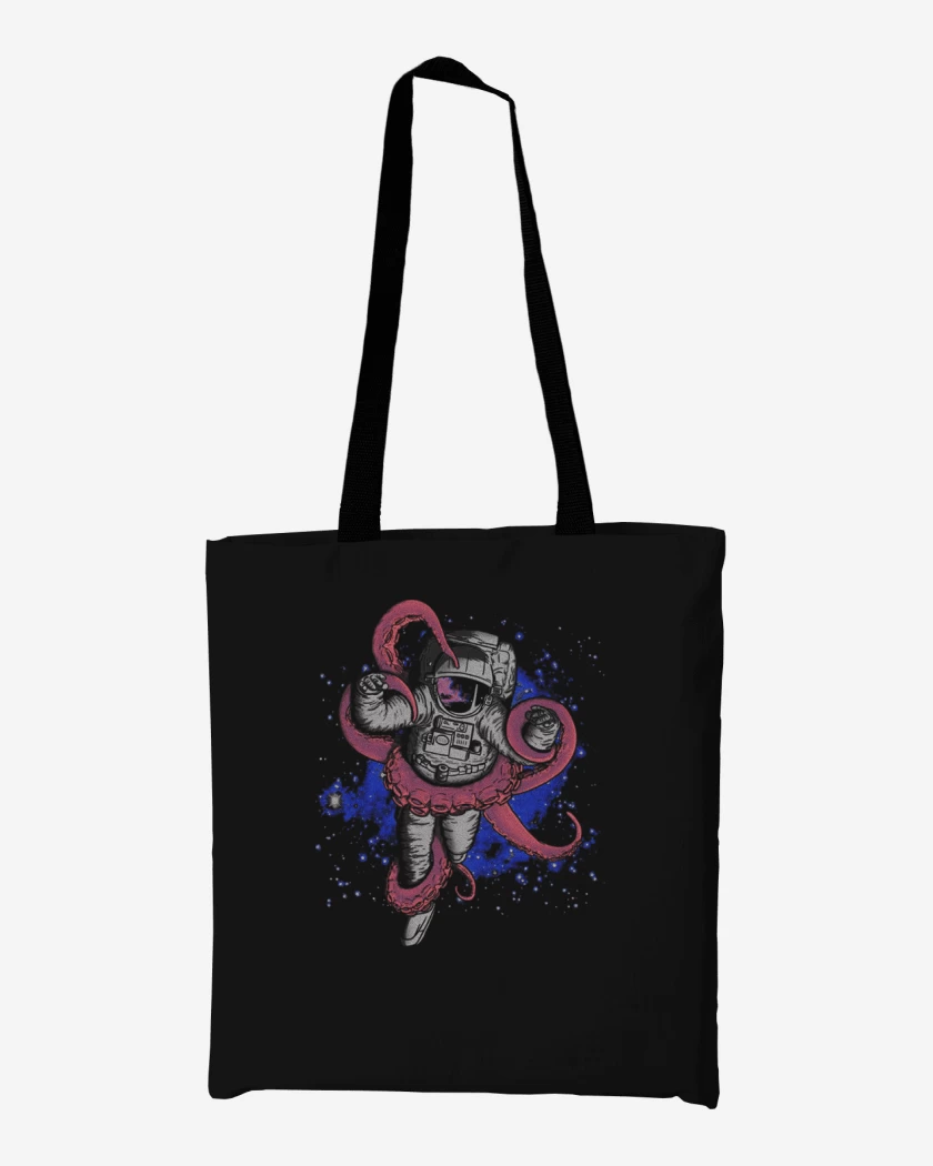 Totebag Negro de Astronauta 13