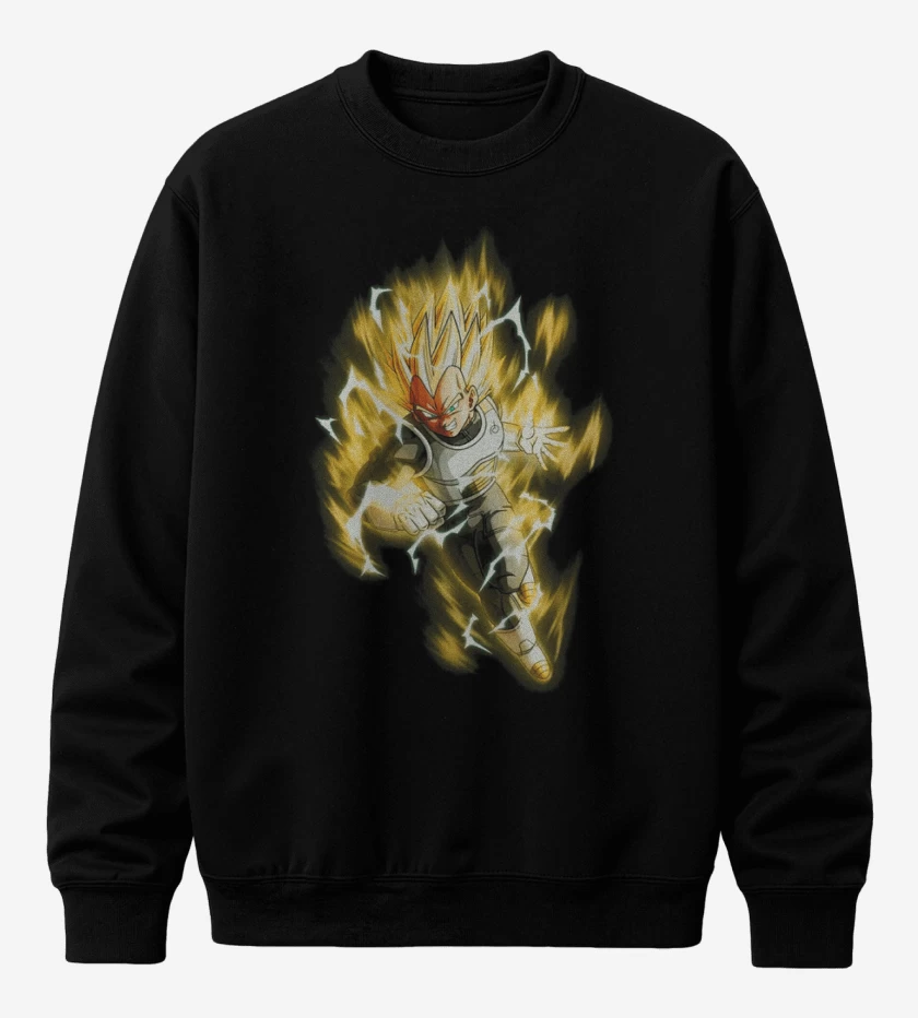 Poleron polo Negro de Vegeta dbs