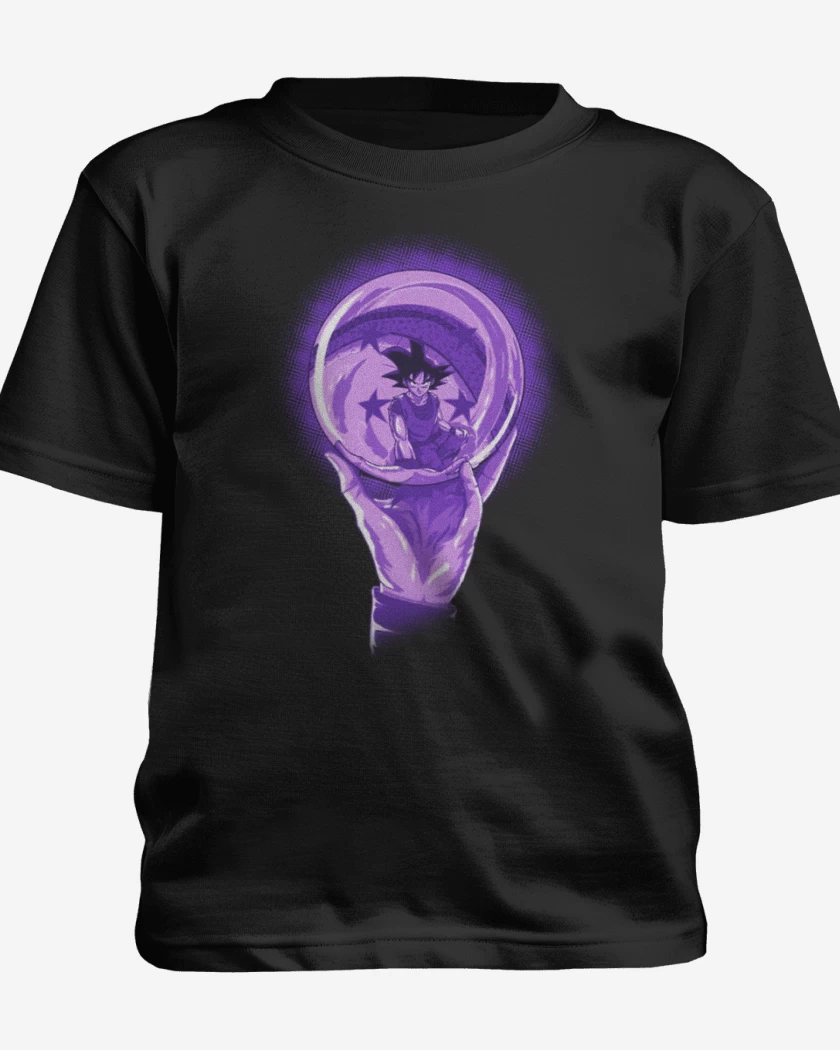 Polera de niño Negro de Goku 5