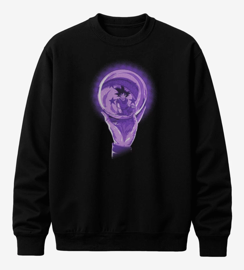 Poleron polo Negro de Goku 5