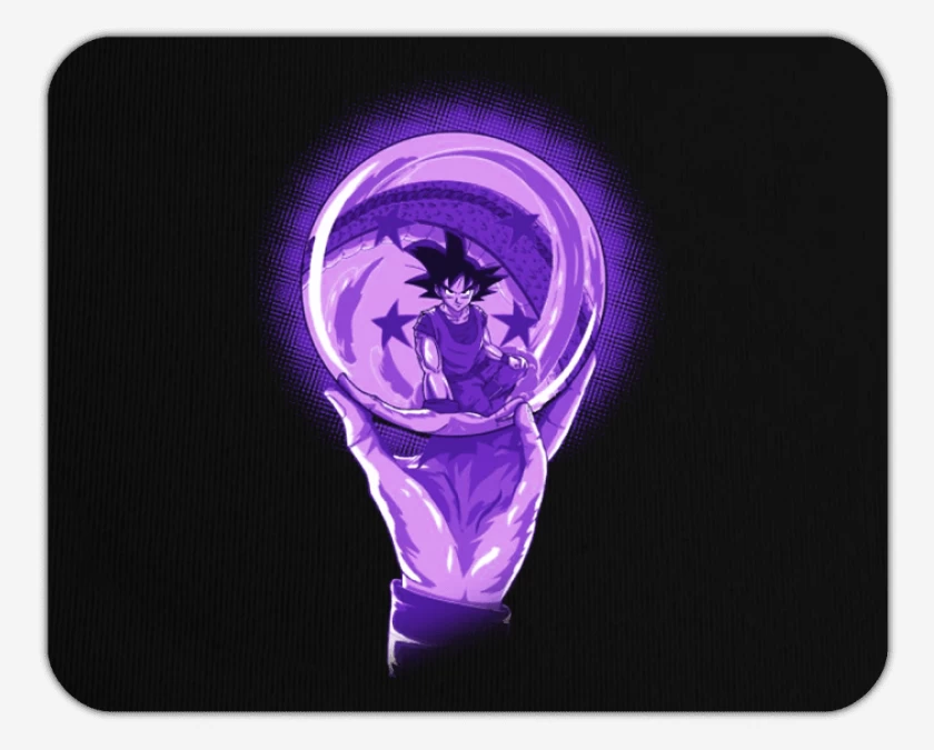 Mousepad Negro de Goku 5