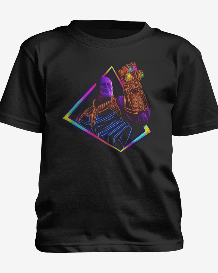 Polera de niño Negro de Thanos ultimate