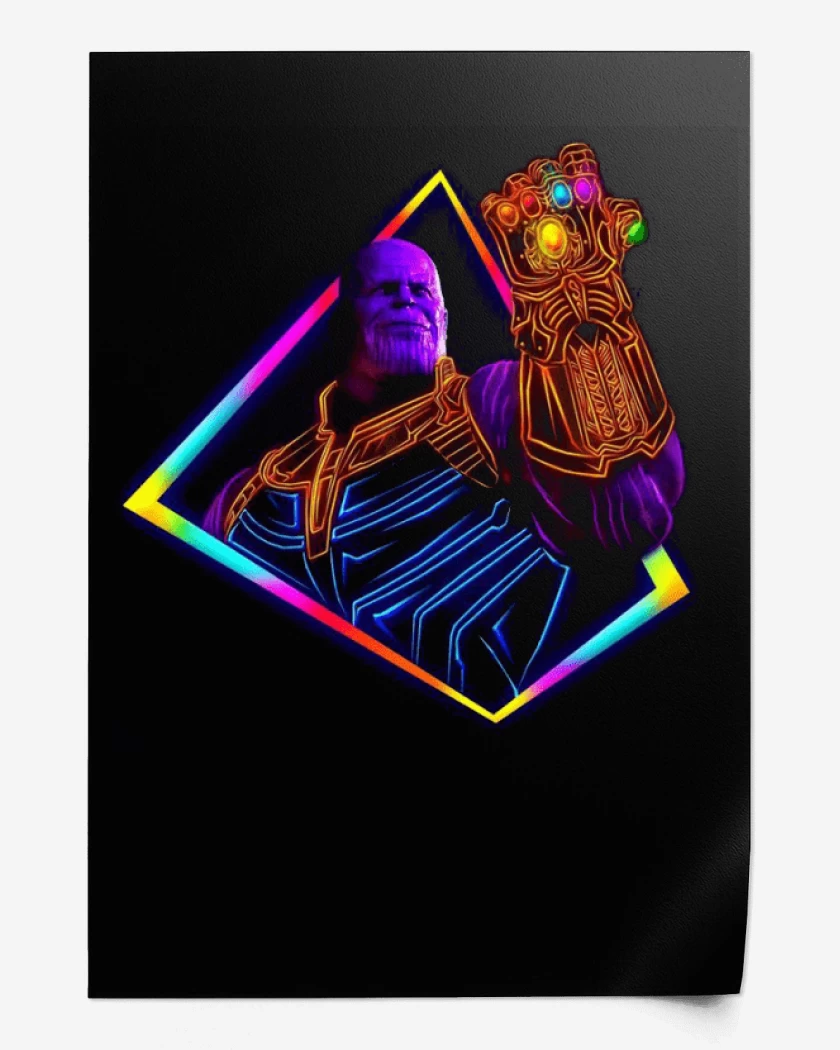 Print Negro de Thanos ultimate