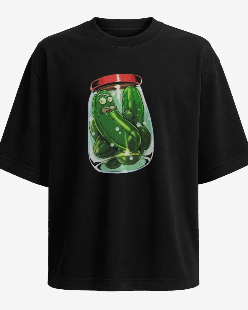 Polera Oversize Pickle rick 2