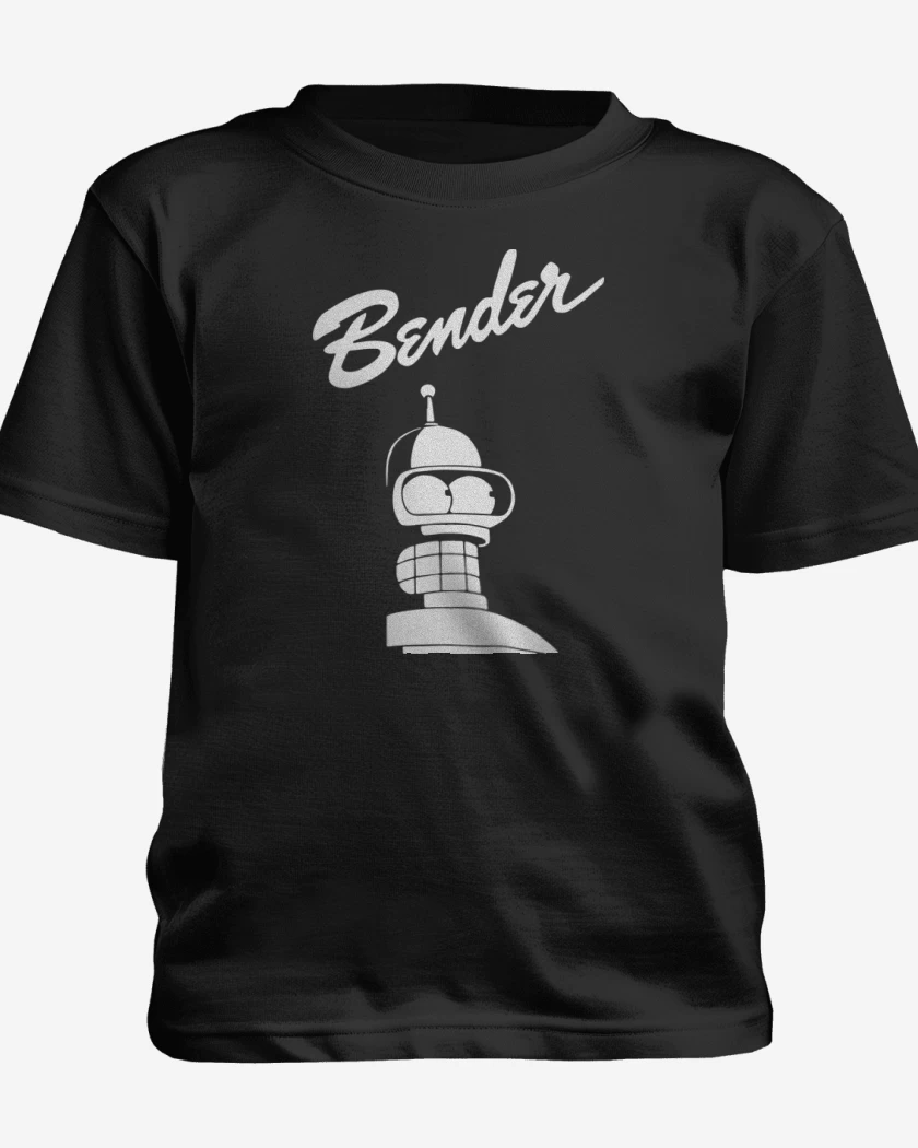 Polera de niño Negro de Bender 2