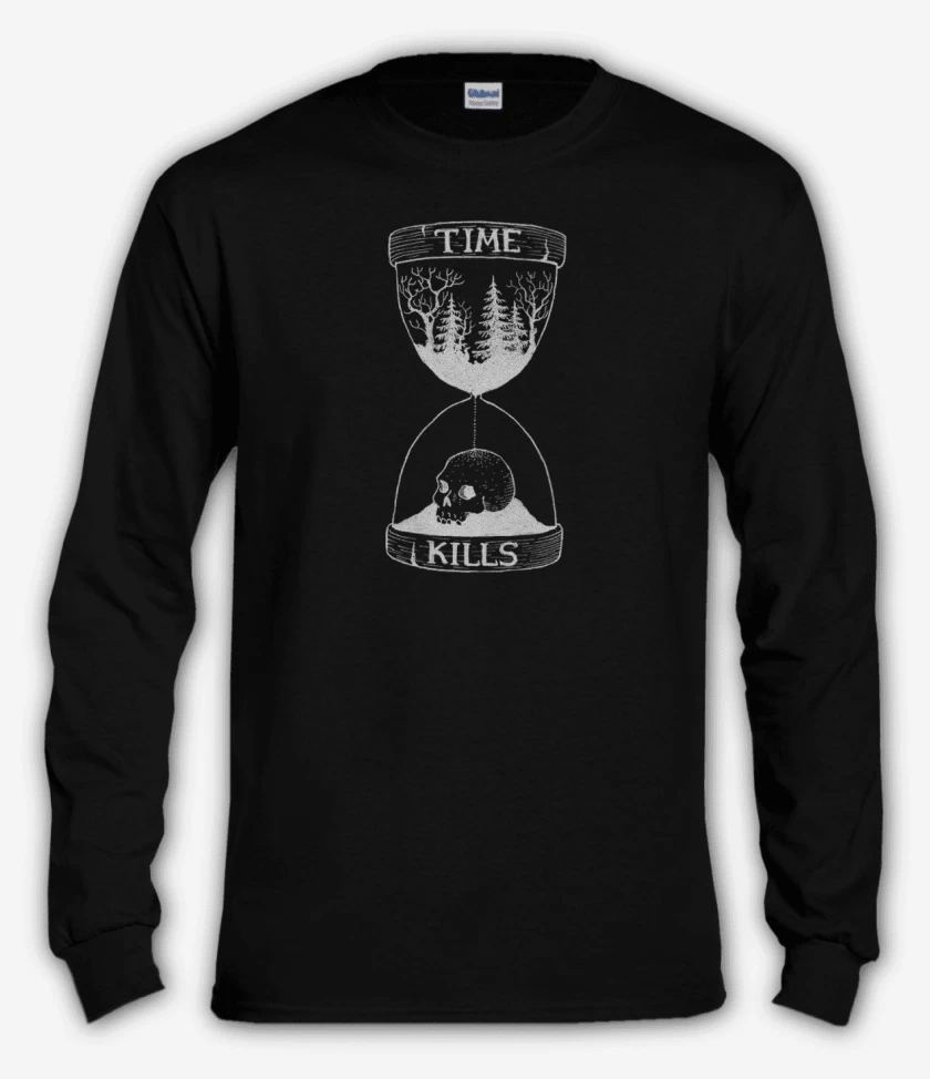 Polera manga larga Negro de Time kills