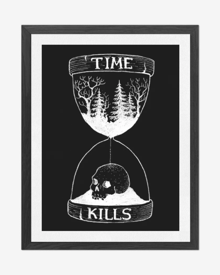 Cuadro decorativo Negro de Time kills