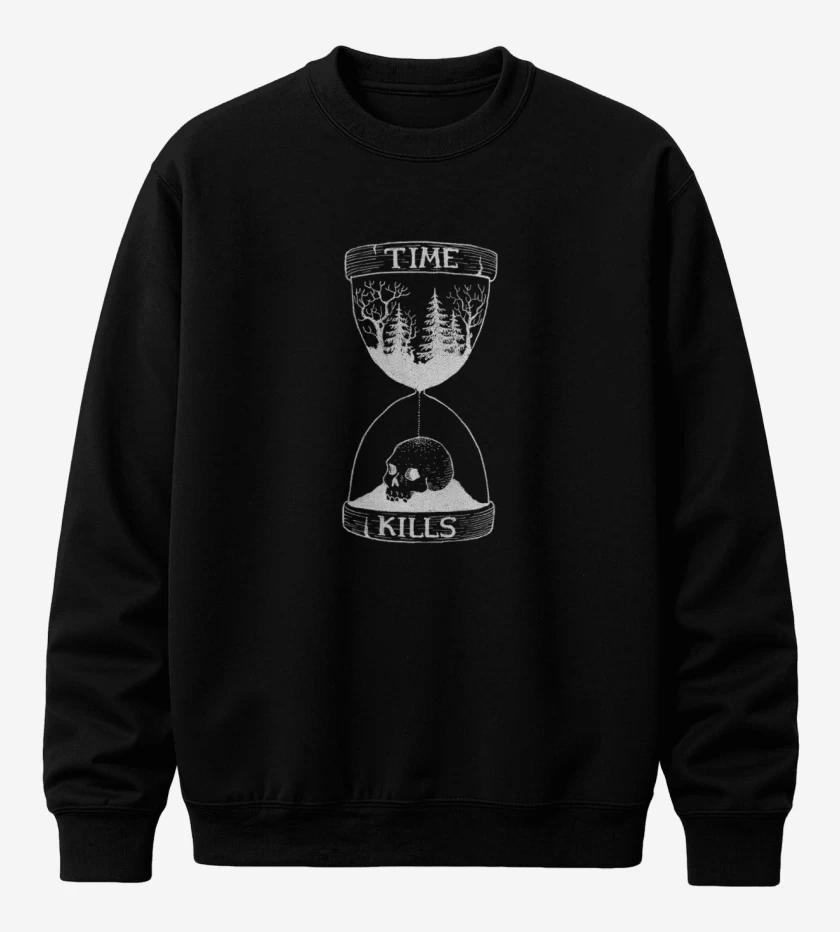 Poleron polo Negro de Time kills