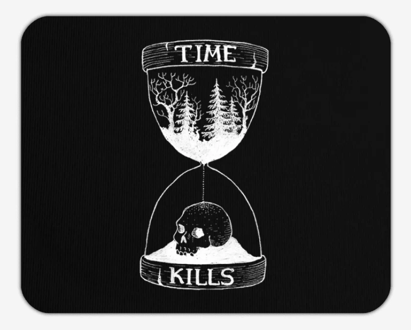 Mousepad Negro de Time kills