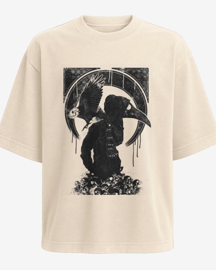 Polera Oversize Medico de la peste negra 