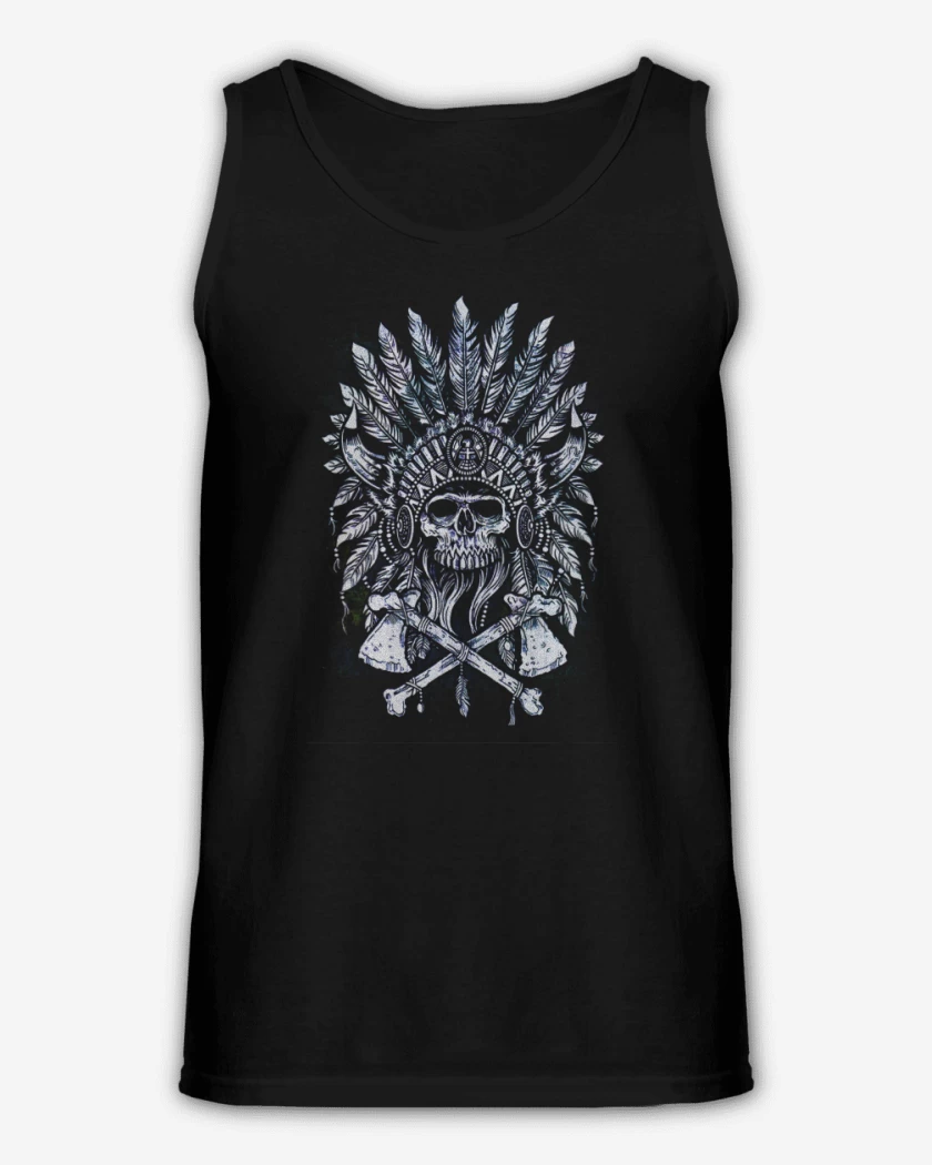 Sudadera Negro de Indian skull 3
