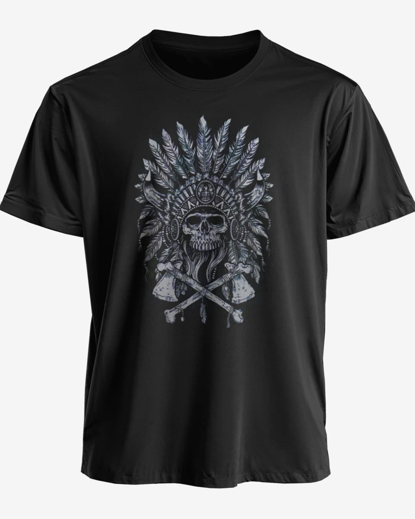 Polera Indian skull 3
