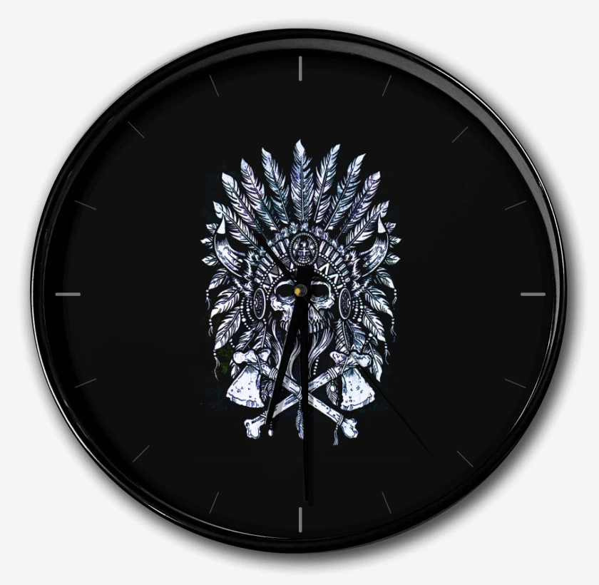 Reloj Negro de Indian skull 3
