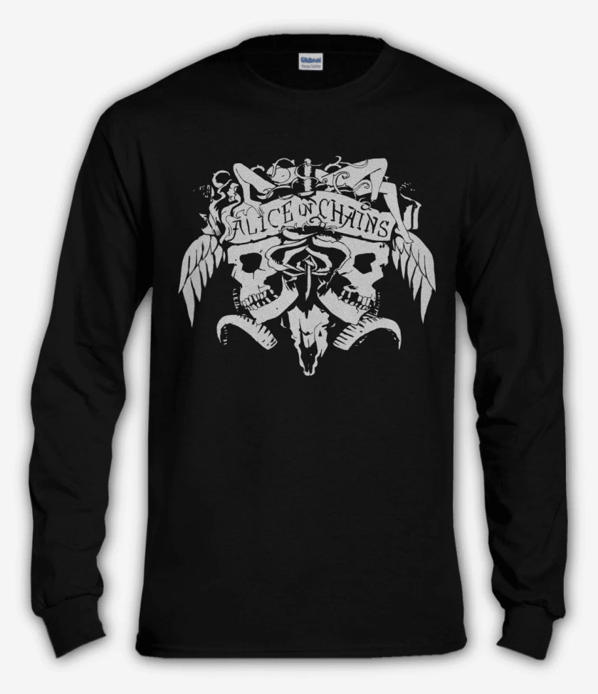 Polera manga larga Negro de Alice In Chains