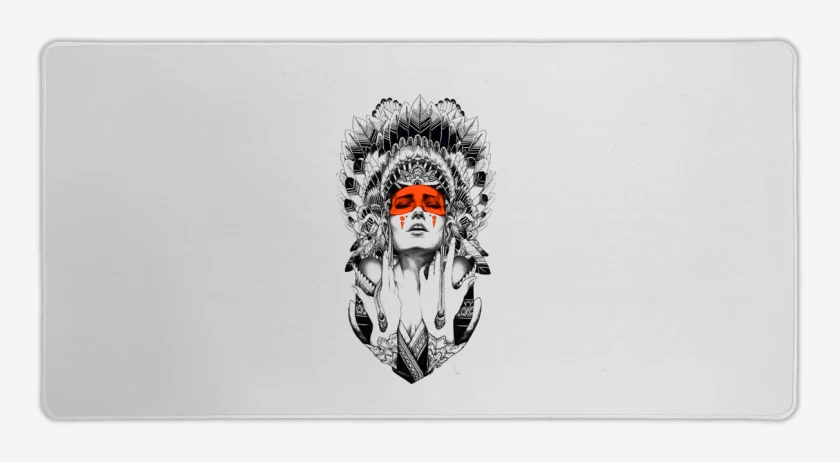 Mouse pad Gamer Blanco de india 