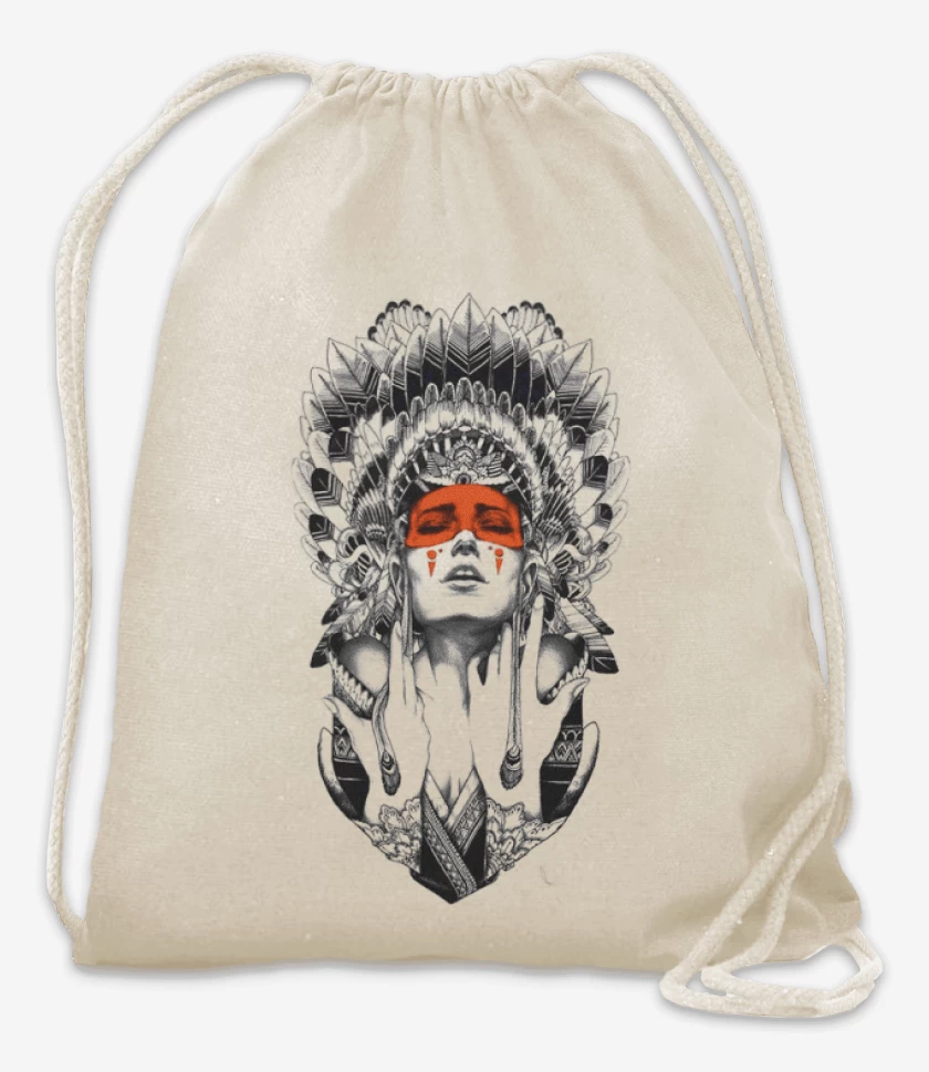 Mochila Blanco de india 