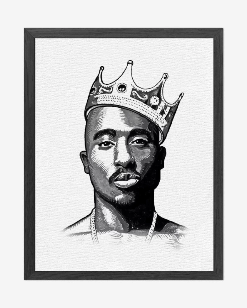 Cuadro decorativo Blanco de Tupac