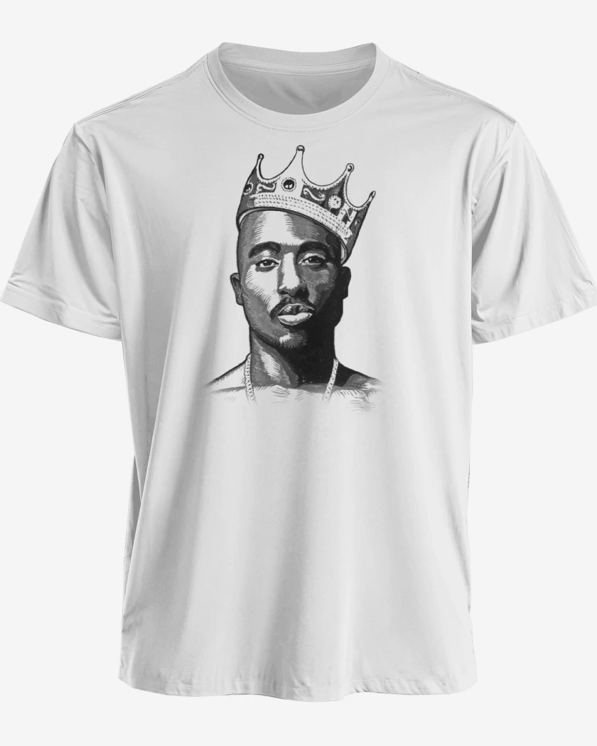 Polera premium Blanco de Tupac