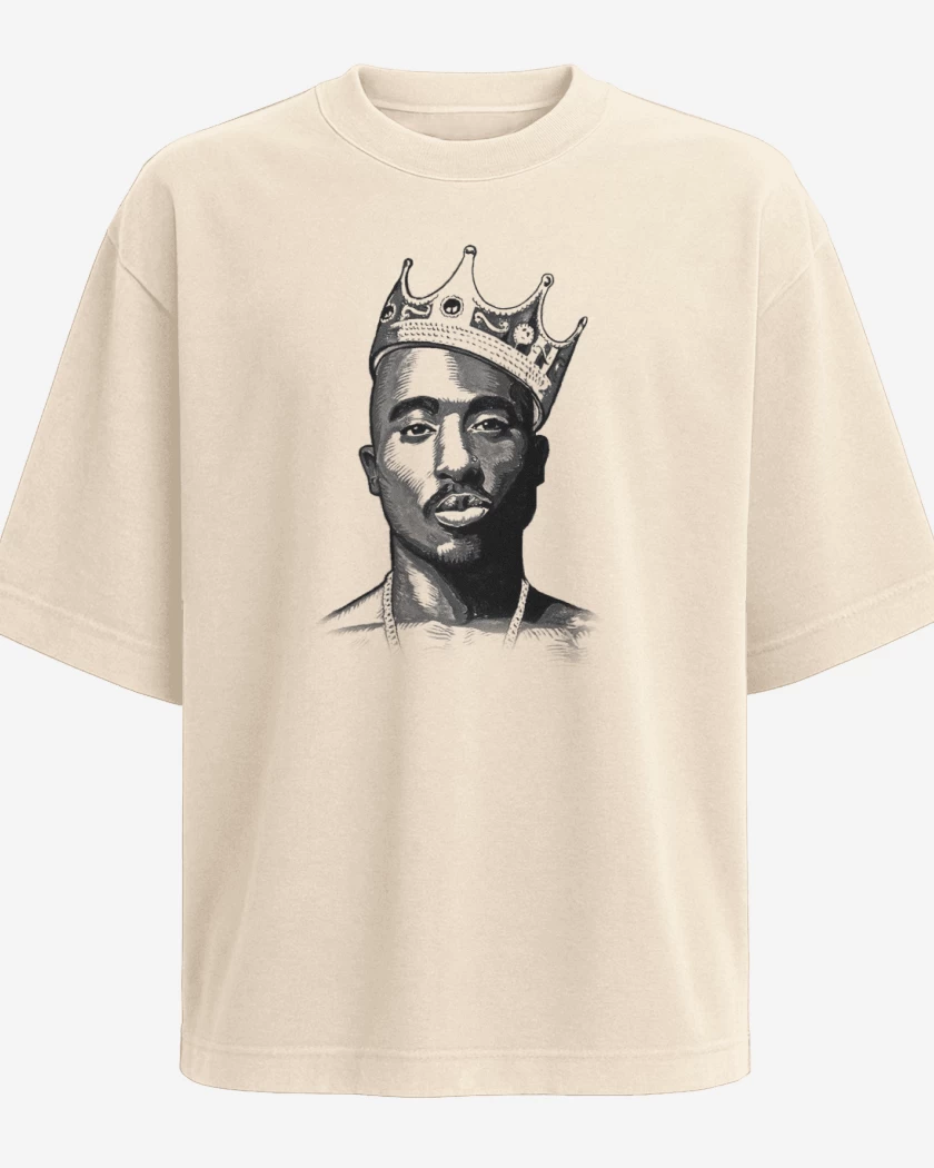 Polera Oversize Beige de Tupac