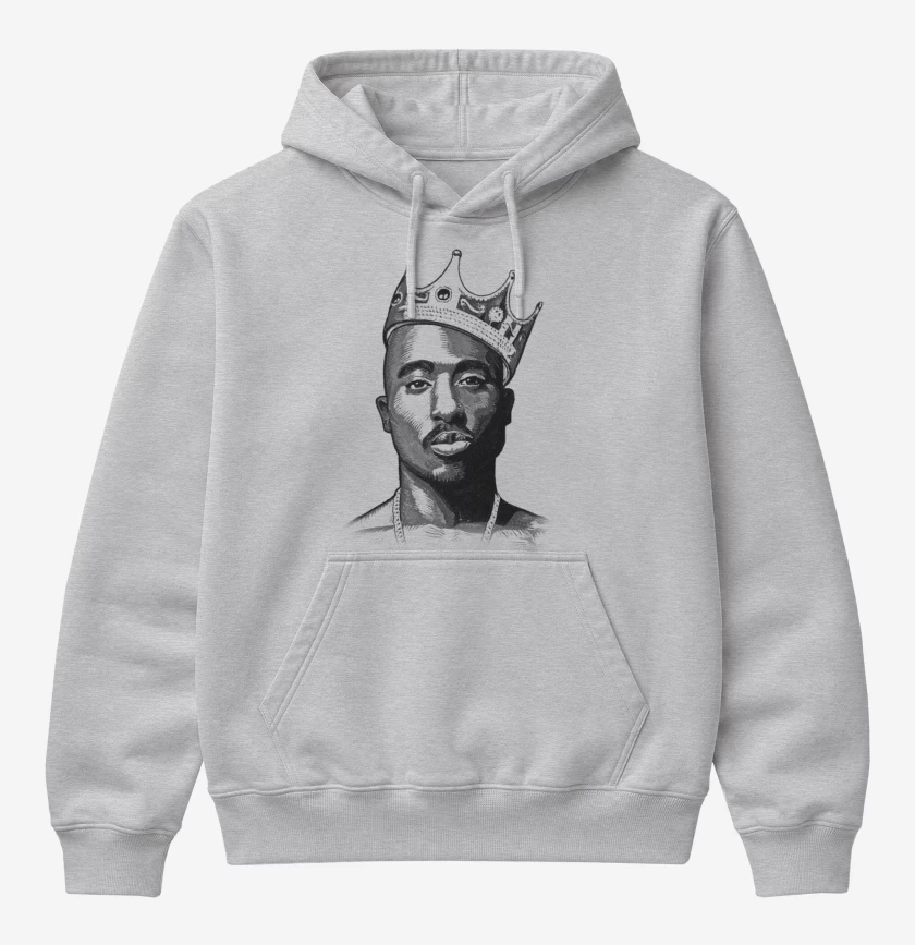Poleron Canguro básico Gris Melange de Tupac