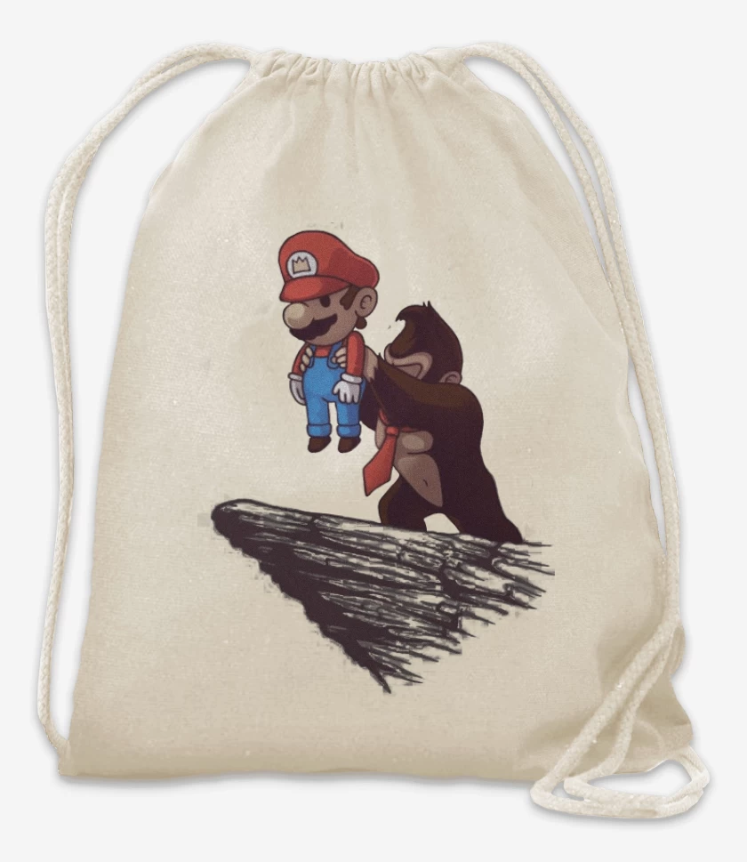 Mochila Blanco de Super bigote Don King 