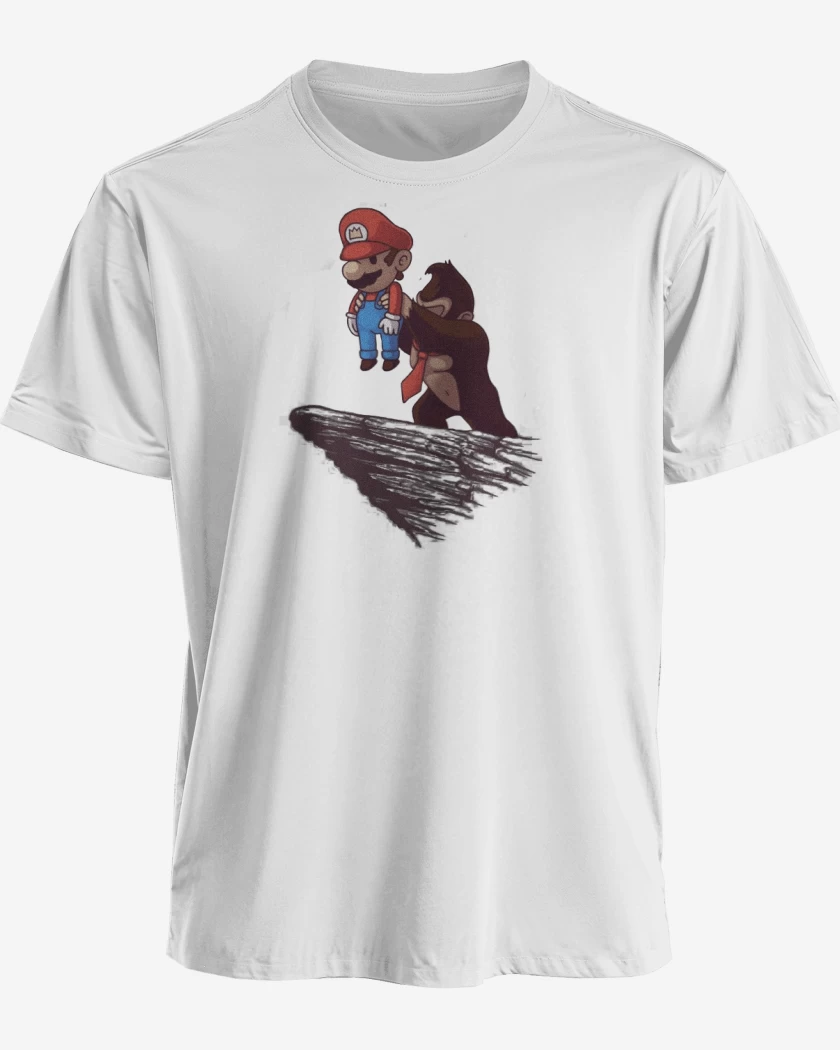 Polera premium Blanco de Super bigote Don King 