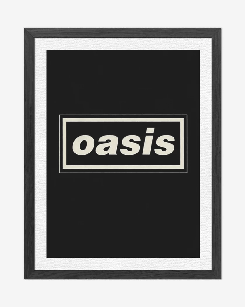 Cuadro decorativo Negro de oasis 