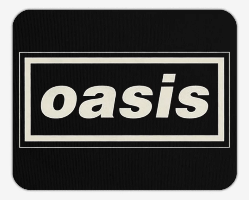 Mousepad Negro de oasis 