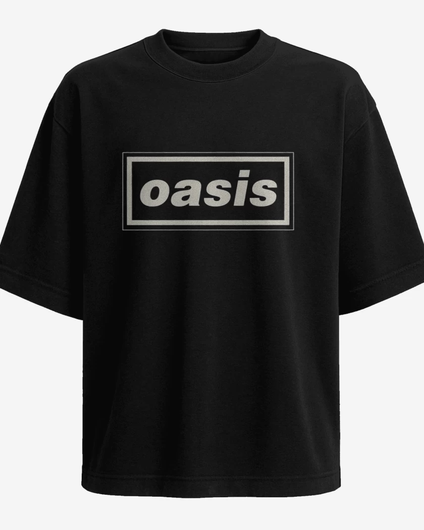 Polera Oversize Negro de oasis 