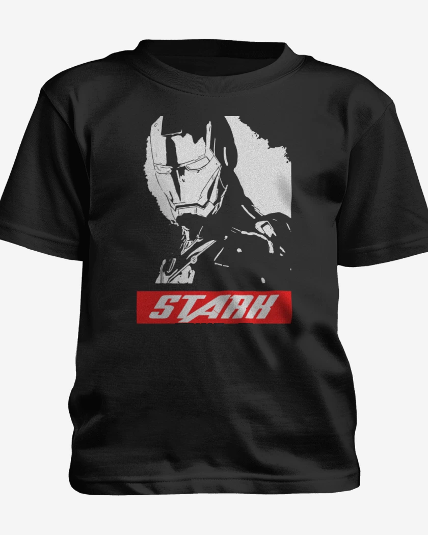 Polera de niño Negro de Iron Man - Stark