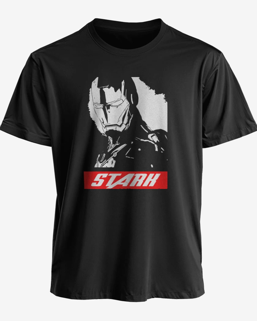 Polera premium Negro de Iron Man - Stark