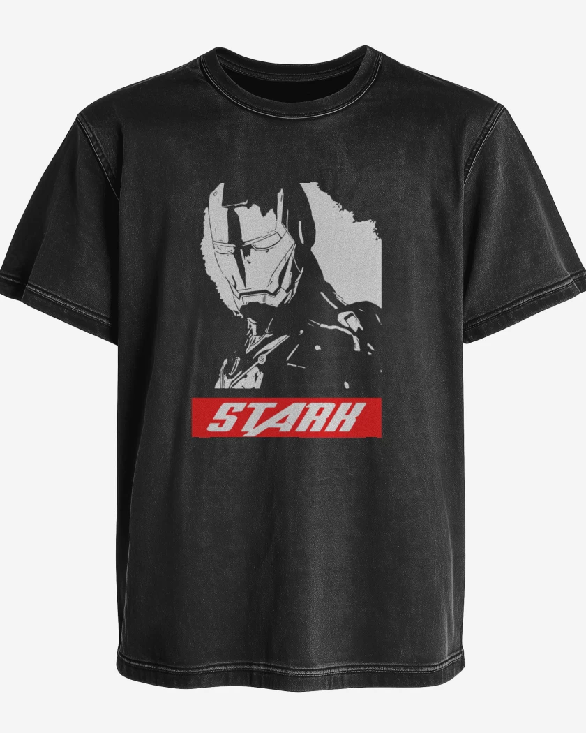 Polera desgastada Iron Man - Stark