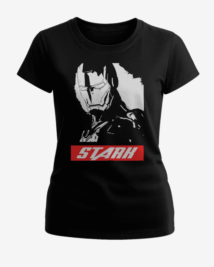 Polera de Mujer Negro de Iron Man - Stark