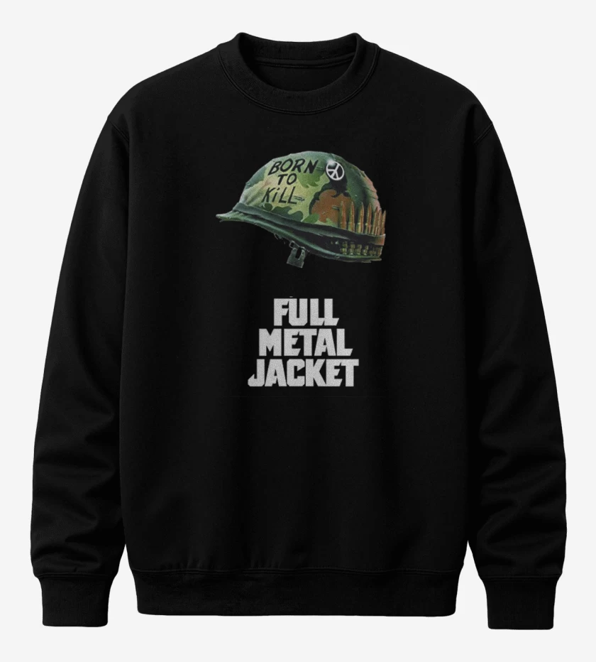 Poleron polo Negro de Full metal jacket