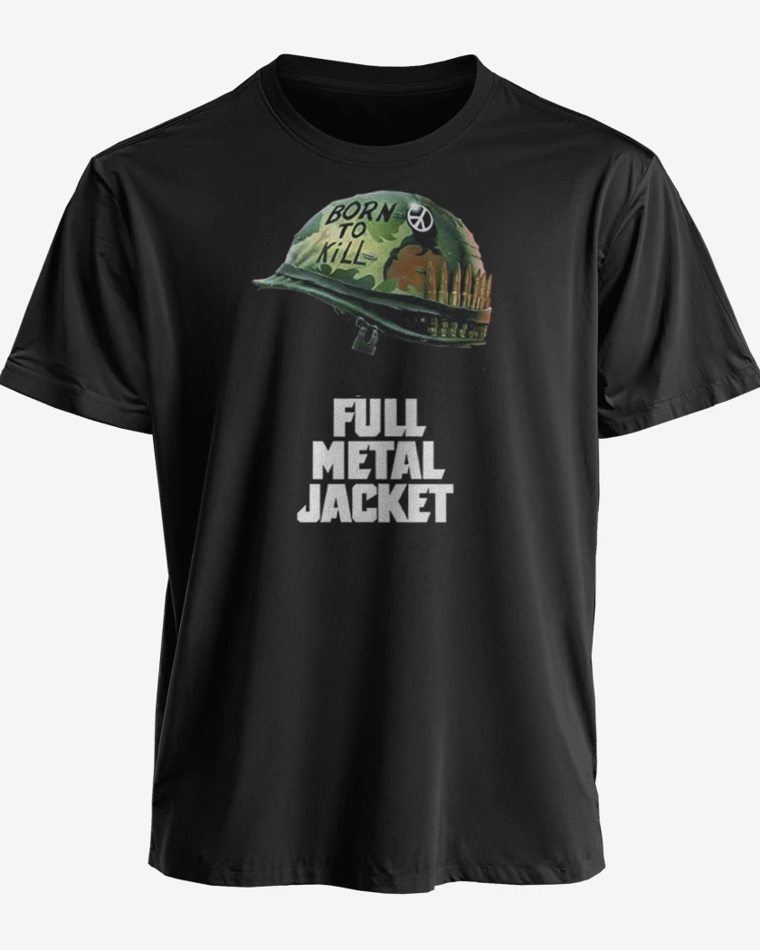 Polera premium Negro de Full metal jacket
