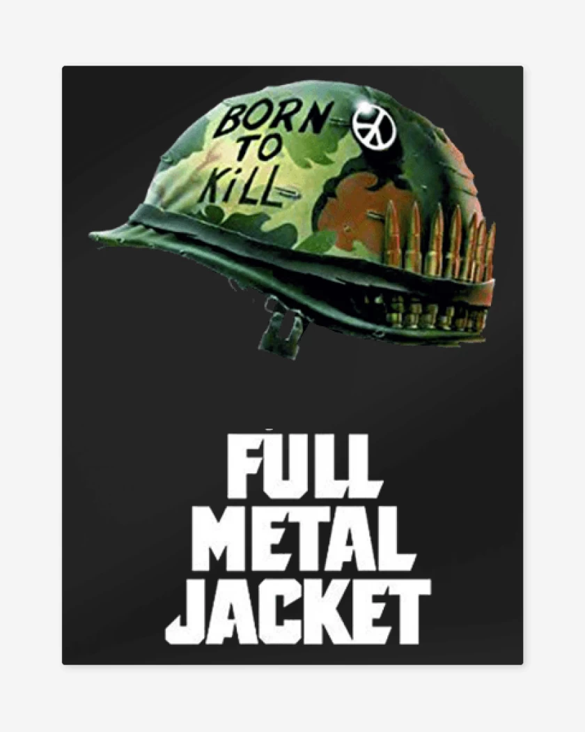 Print metalico Full metal jacket