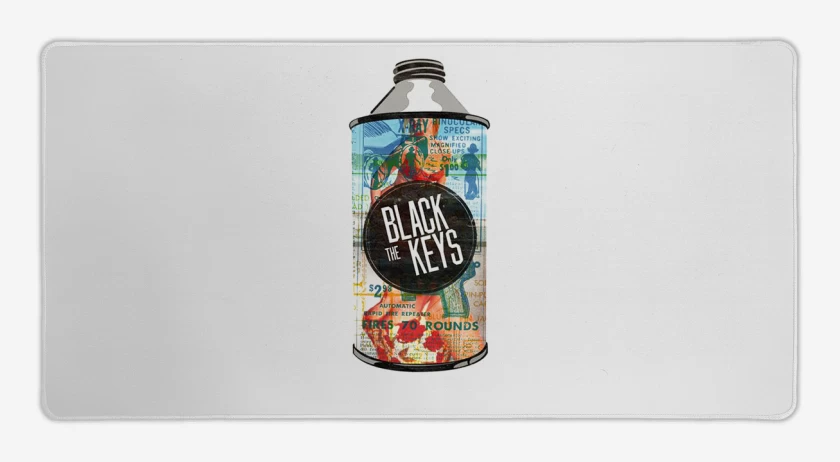 Mouse pad Gamer Blanco de The black keys  3