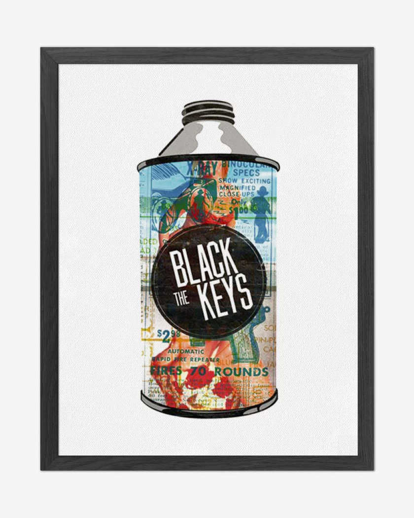Cuadro decorativo Blanco de The black keys  3