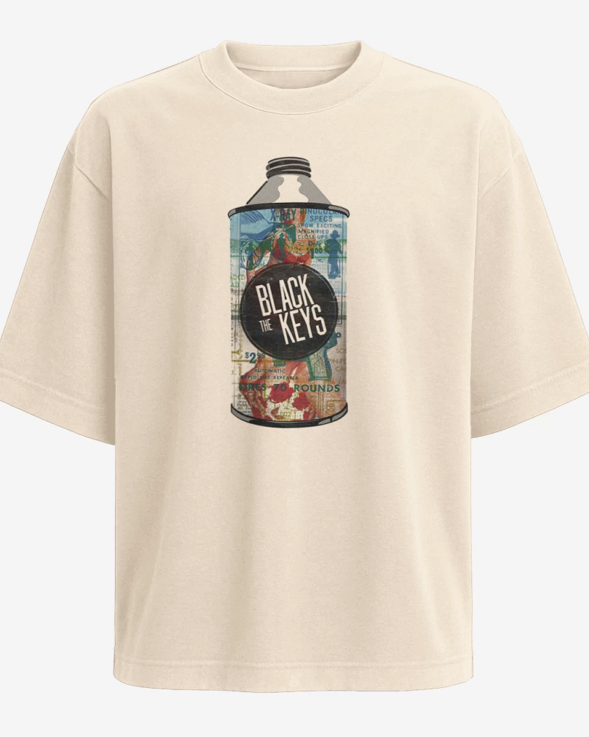 Polera Oversize Beige de The black keys  3